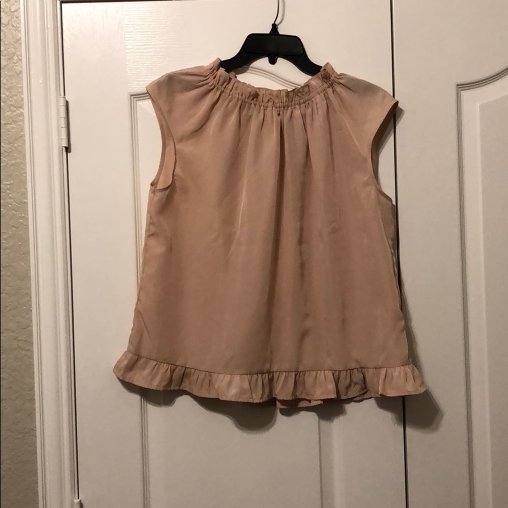 Blush colored blouse